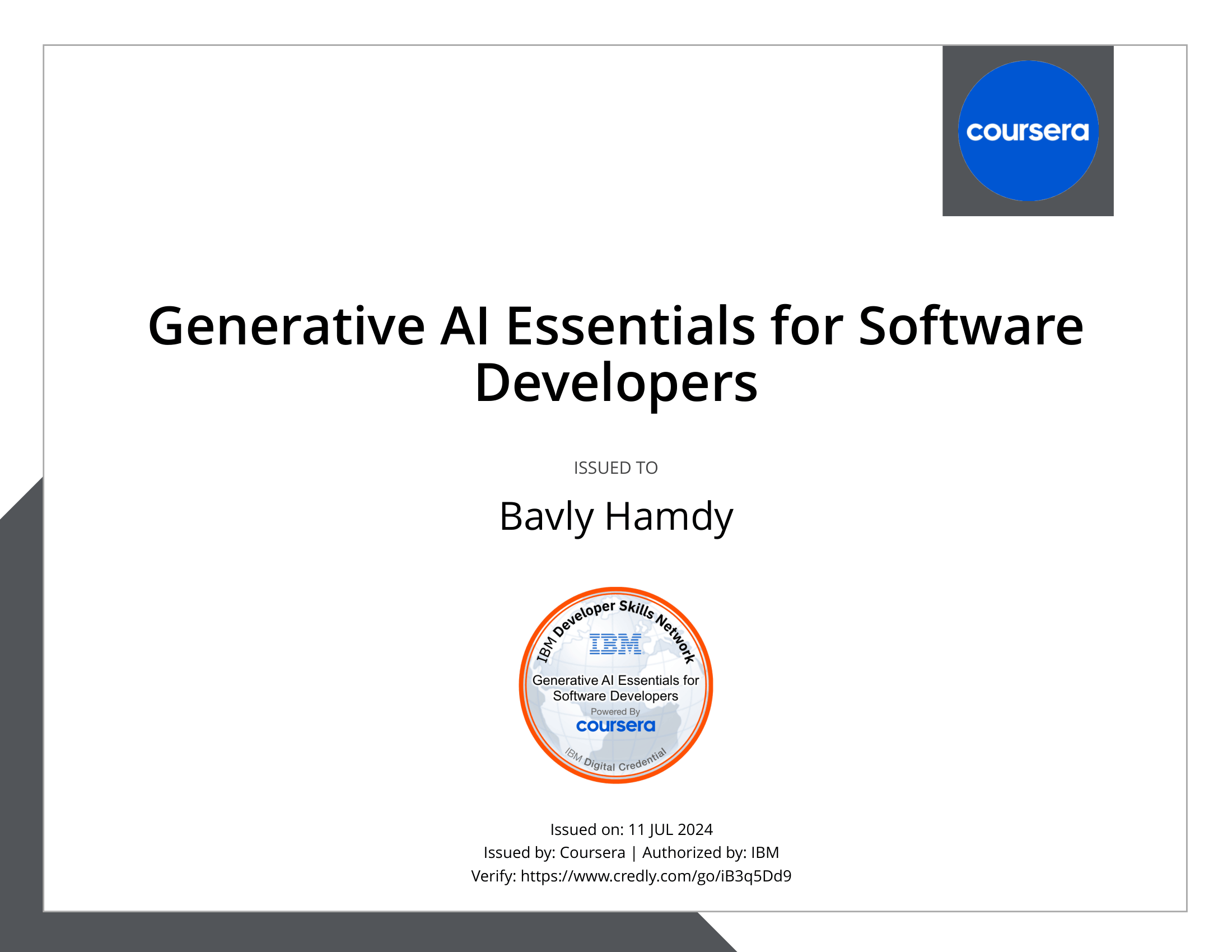 Generative AI Essentials for Software Developers