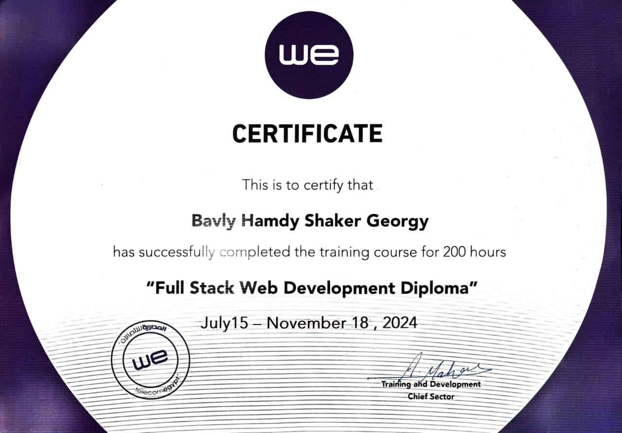 Full Stack Web Development Diploma (200 Hours)